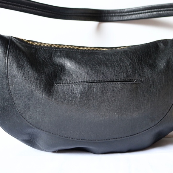 Jessica Simpson Black Faux Leather "Sierra Hobo" Handbag Shoulder Bag Purse - Picture 2 of 12